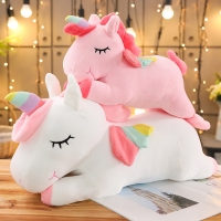 Special Price 25-100cm Giant Size Unicorn Plush Toy Soft Stuffed Cartoon Unicorn Dolls Animal Horse for drop shiping