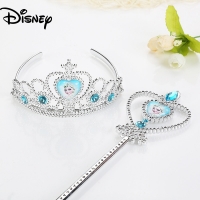 Elsa Princess Children's Toys Birthday Gift Party Crown Frozen 2 Baby Magic Stick Headband Cosplay Sofia Girls Hair Accessories