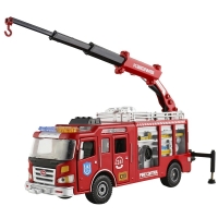 1:50 Fire Truck Alloy Model Toy Vehicle for Kids - Perfect Gift for Boys
