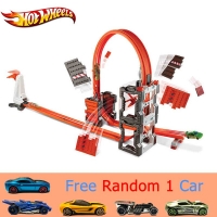 Hot Wheels Car Track Suit Building Block Toy DWW96 Funny Crash Cars Boy Friendship Multifunctional For Children Birthday Gift