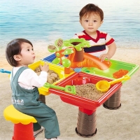 New Children Beach Table Play Sand Toy Pool Set Water Dredging Tools Outdoor Sand Toys Kids
