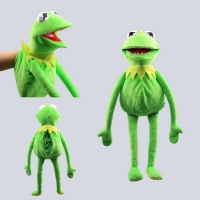Cartoon Large Kermit Hand Puppet Sesame Street Party Plush Puppet Toys Talk Show For Boy And Girl Gifts Drop shipping