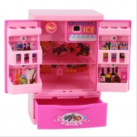 fashion mini accessories fridge for barbie doll dream house Furniture kitchen Refrigerator Play Set 1/6 bjd Doll accessories