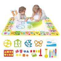 Coolplay Magic Water Drawing Mat Doodle Mat & Pens Baby Play Mat  Rug Montessori Toys Painting Board Educational Toys for Kids