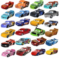 1:55 Pixar Cars 2 3 Lightning McQueen Ramirez Action Figure Toys Diecast Vehicle Metal Alloy Boy Kid Toys Christmas Gift
