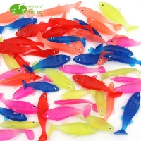Translucent insolubility TPR material sardines ocean animal model toy props  HY-Y001