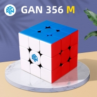 gan 356 m Magnetic Magic Speed Stickerless cube GAN 356M Magnet Professional magic cube gan 356 m Puzzle  Cubo Magico gan