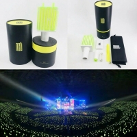 Portable LED NCT Kpop Stick Lamp Hiphop Lightstick Music Concert Lamp Fluorescent Stick Aid Rod Fans Gift Stationery Set Officia
