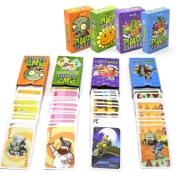 55pcs Characters Poker Cards PVZ Game Card Game Board Creative Gift Animals & Nature Grownups toys