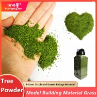30g/100g 1-2mm Scrub and Scatter Foliage Material simulation Wooden Tree Powder Leaves Scale Model Grass Miniature Dioramas