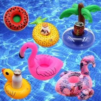 Summer Toys Inflatable Drink Holder Flamingo Zwembad Speelgoed Swimming Pool Game Float Cup BeerBeach Party bouee gonflable pisc
