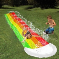 Lawn Rainbow Water Slides for Kids Lawn Water Slides  Outdoor Playing Pools Water Toy Boys  Girls Summer Backyard
