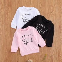 0-3Years Infant Kids Baby Girls Boys Long Sleeve Hoodie Spring Autumn Clothing Outfits Tops Letter print Sweatshirts