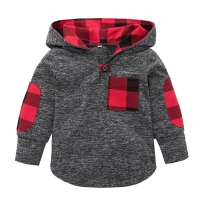 2018 Children Warm Clothes Kids Coats Baby boy sweater shirt cotton long-sleeved plaid Baby boys casual wear