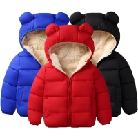 New Kids Jackets Winter Jacket Boys  Warm Kids Cartoon Coats Cotton Children Outerwear&Coats