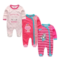 3 PCS/lot Cotton Soft  Baby Sleepwear Kawaii Kids Boy Girls Pajamas Warm baby Boys Girls clothes