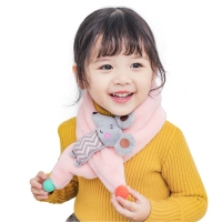 2021 Baby Cute Cartoon Mouse Dinosaur Children Autumn Winter Warm Toddler Boys Girls  Scarves Cheap Stuff 75*9cm