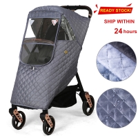 Universal Waterproof Winter Thicken Rain Cover Wind Dust Shield Full Raincoat for Baby Stroller Accessories Cane Pushchairs Suit