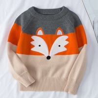Autumn Baby Girls Boys Sweaters Coat Kids Knitting Pullovers Tops Baby Boys Girls Cartoon Long Sleeve Sweaters