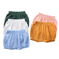 Colorful Baby Bloomers for 0-4T Girls and Boys, Linen Toddler Pants, Children's Briefs and Panties, Ideal Summer Clothes.