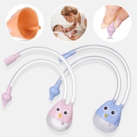 Baby Nasal Aspirator Cartoon Newborn Anti-reverse Flow Catheter Nose Cleaner Sucker Suction Tool Suction Aspirator Baby Care