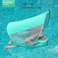 Mambo Baby Swimming Float Ring Swim Trainer Non-Inflatable Sunshade Kids Float Lying Swimming Pool Toys Bathtub For Accessories