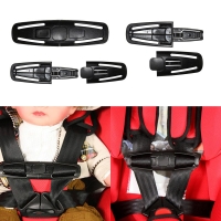 High quality Car Baby Safety Seat Strap Belt Harness Chest Child Clip Safe Buckle 1pc Toddler Clamp Seat Belts Accessories