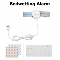 Bedwetting Alarm Pee Alarm Enuresis Sensors forKids Potty Training Elder Care with Sound Vibration LED Light Indicator Reminding