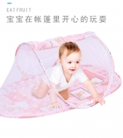 Newborn Baby Crib Netting Children Portable Foldable Baby Bed Mosquito Net Boat Type Zipper Curtain Infant Play Tent Sleep Bed