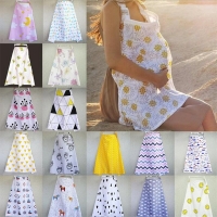 Breastfeeding Cover Baby Infant Breathable Cotton Muslin Nursing Cloth Large Size Big Nursing Cover Feeding Cover 70*100