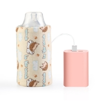 USB Milk Water Warmer Travel Stroller Insulated Bag Baby Nursing Bottle USB Heater
