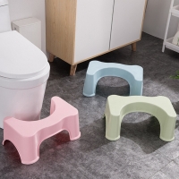 New Toilet Step Stool Child Kids Old People Foot Seat Rest Bathroom Squat Aid Helper Anti-slip Heightened Chair