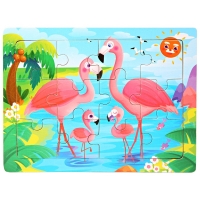 Mini Size 15*10CM Kids Toy Wood Puzzle Wooden 3D Puzzle Jigsaw for Children Baby Cartoon Animal/Traffic Puzzles Educational Toy