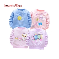 Lawadka Spring Autumn Newborn T-shirts For Girls Cartoon Cotton Kids Boys T shirt Long Sleeves Baby Clothes Top Outfits 6-24M