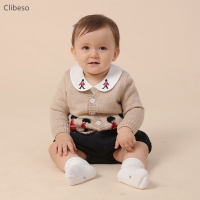 Toddler Baby Boys Sweater Coat for Newborn Girls Knitted Cardigan Spring Kids Cartton Knitting Outwear Children Baby Boy Clothes