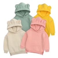 2022 Baby Children's Hoodies for Girls & Boys Warm Winter Clothing Hoodie Autumn Plus Velvet Hooded Jumper Tops Kids Sweatshirts