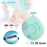 ELERA Baby Electric Nail Trimmer Kid Nail Polisher Tool Baby Care Kit Manicure Set Easy To Trim Nail File Clippers For Newborn