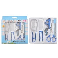 6 Pcs Baby Nail Hair Daily Care Kit Newborn Kids Grooming Brush and Manicure Set 97BC.