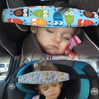 Infant Baby Car Seat Head Straps Children Belt Adjustable Boy Girl Sleep Strap Fastening Sleep Positioner Kids Saftey Pillows