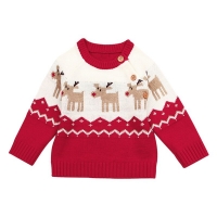 Winter Warm Baby Sweater Infant Boy Girl Christmas Elk Pullover Long Sleeve Sweater For Newborn Toddler Clothes