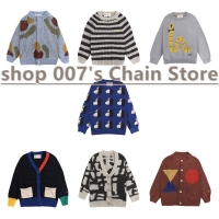 IN STOCK 2021 Autumn and Winter BC Children's Sweater Pullover Round Neck Print Boys and Girls Baby Sweater
