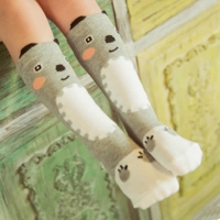 Toddler Baby Socks Knee High Baby Boy Girl Socks Cartoon Bear Leg Warmers For Children kids Baby Long Sock Knee