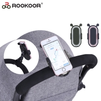 Rk 360 Degree Rotate Baby Stroller Accessories Universal Holder Adjustable Mount Bracket Mobile Phone Stander Black White Pink
