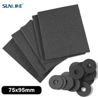 75 * 95mm Carbontex Board Panel For DIY Tug Washers For Fishing Reel Brake Friction Plate Thickness 0.5/0.6/0.7/0.8/1.0/1.5MM