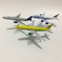 JASON TUTU  Russian Airlines Siberia S7 Airplane model Aeroflot Airbus 320 aircraft Diecast Model Metal 1/400 scale Plane toy