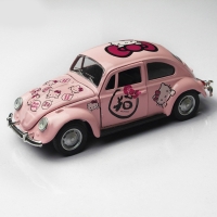 Beetle Car Kitty Cat Doraemon Clockwork Car Children's toy car model car decoration