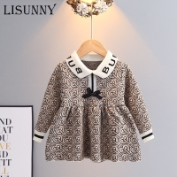2022 Autumn Winter Girl Sweater Dress Princess Kids Baby Sweater Children Cloth Pullover Sweet Knitted Dressrs Bow Jumper 1-5y