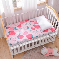 Baby Cot Crib Mattress Pad 120x65cm Pure Cotton Baby Girls Crib Bedding Soft Baby Bed Linen Child Children Bed Set Sleeper Mat