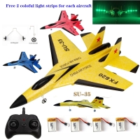 RC Plane SU-35 RC Remote Glider Wingspan Radio Control Drones Airplanes RTF UAV Xmas Children Gift Assembled Flying Model Toys