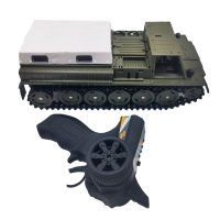 WPL E-1 Rc Tank Toy 2.4G Super RC tank 4WD Crawler tracked remote control vehicle charger battle boy toys for kids children